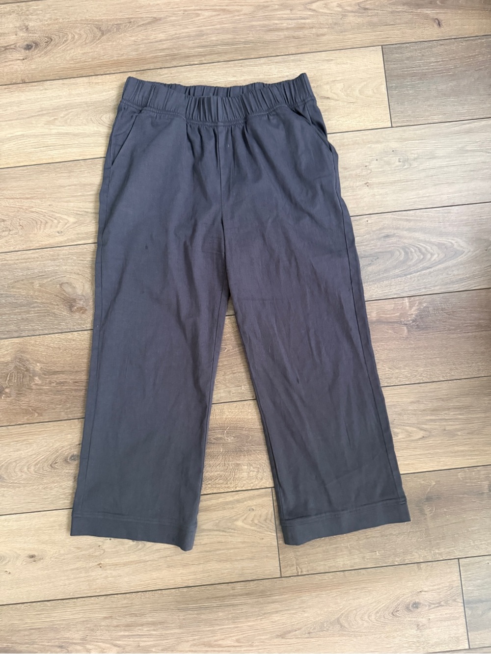 Threads 4 Thought Charcoal Elastic-Waist Chino Pants